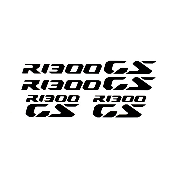 Pyramid Plastics Pyramid decals | bmw r 1300 gs logo | black | set of 4